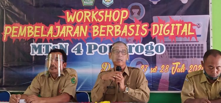 Dukung program E-learning Madrasah, MTsN 4 Ponorogo adakan Workshop Dukung program E-learning Madrasah, MTsN 4 Ponorogo adakan Workshop